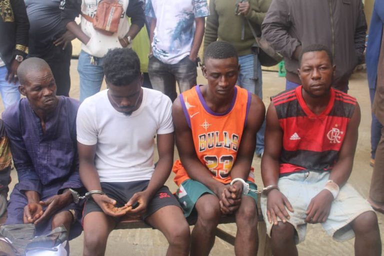 Police Parades ‘Killers’ Of Retired General, Udukwere